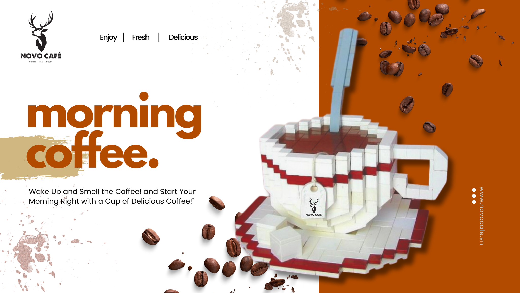 Novo Café - Coffee & Tea & Bricks - Đường 3 Tháng 2