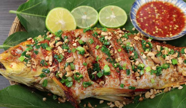 Cá Cam Nướng Muối Ớt - Huỳnh Tấn Phát
