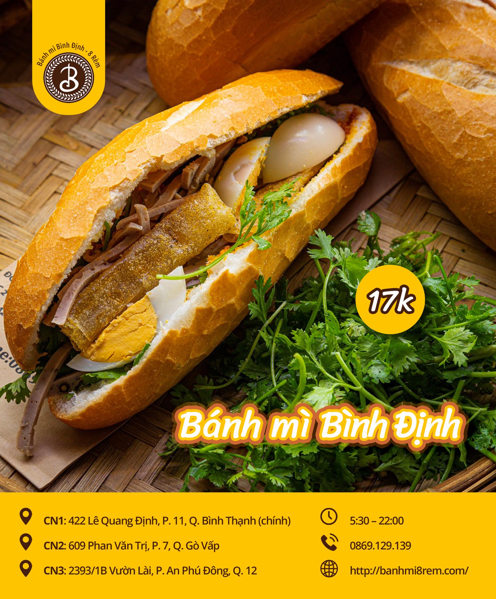 8 Rèm Bánh Mì Bình Định - Phan Văn Trị