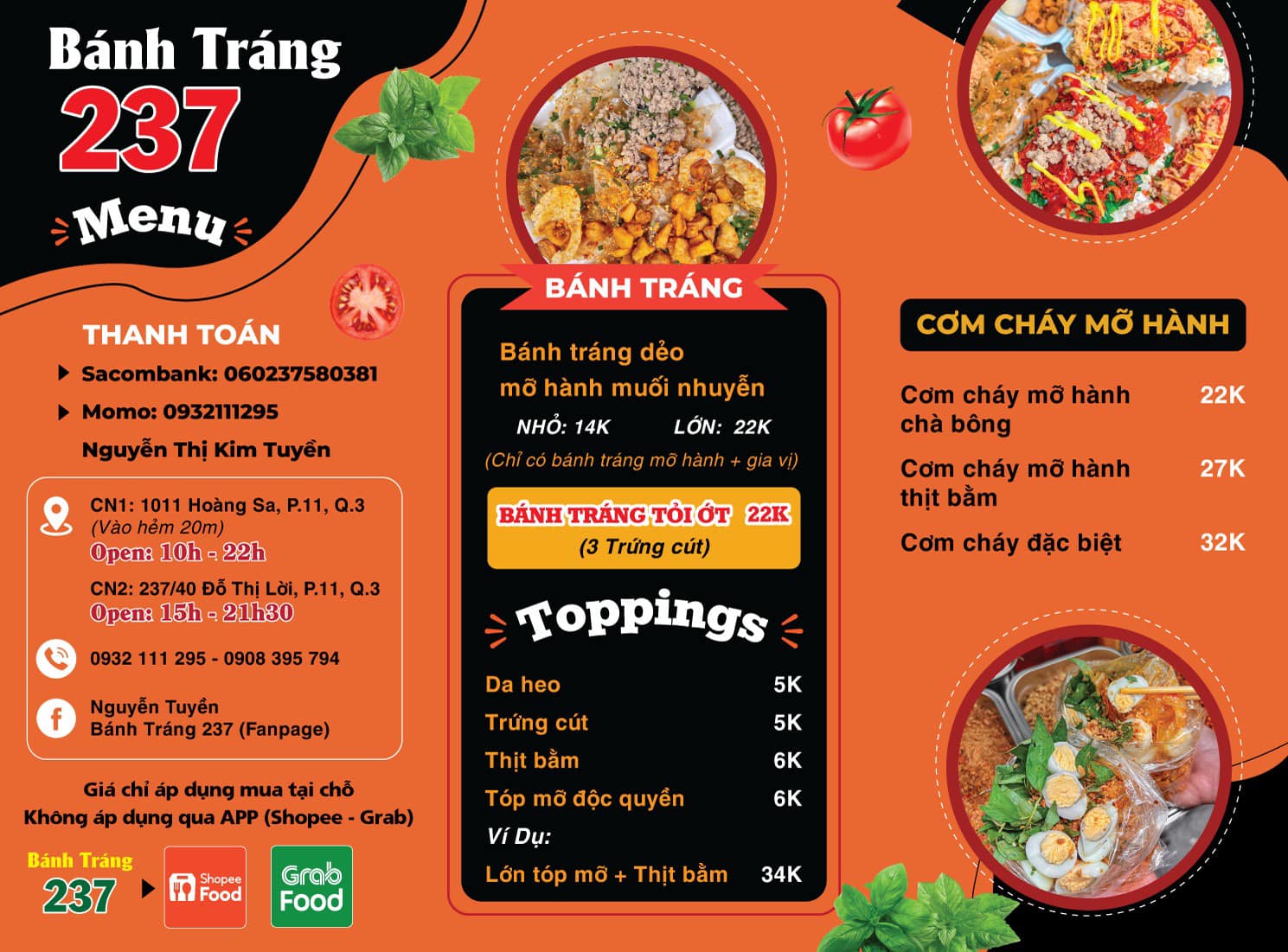 Bánh Tráng 237 - Trần Văn Đang 