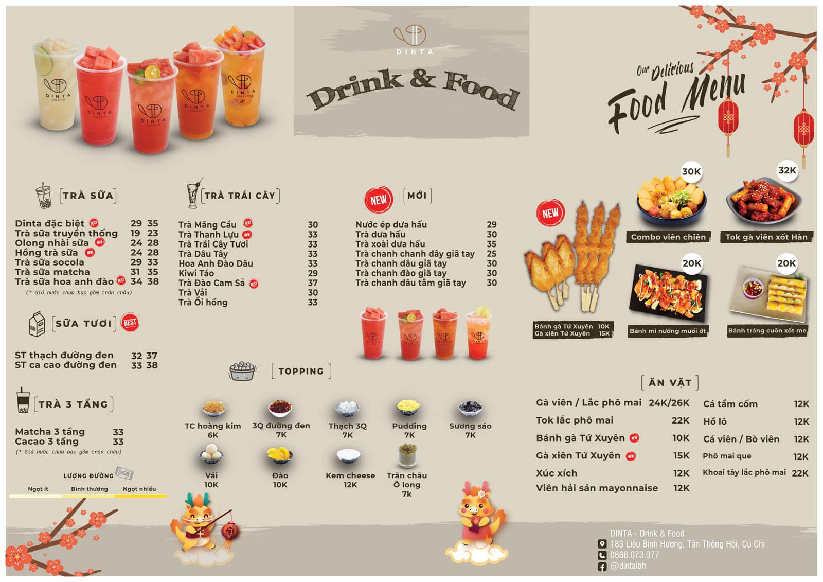 Trà Sữa Dinta - Liêu Bình Hương