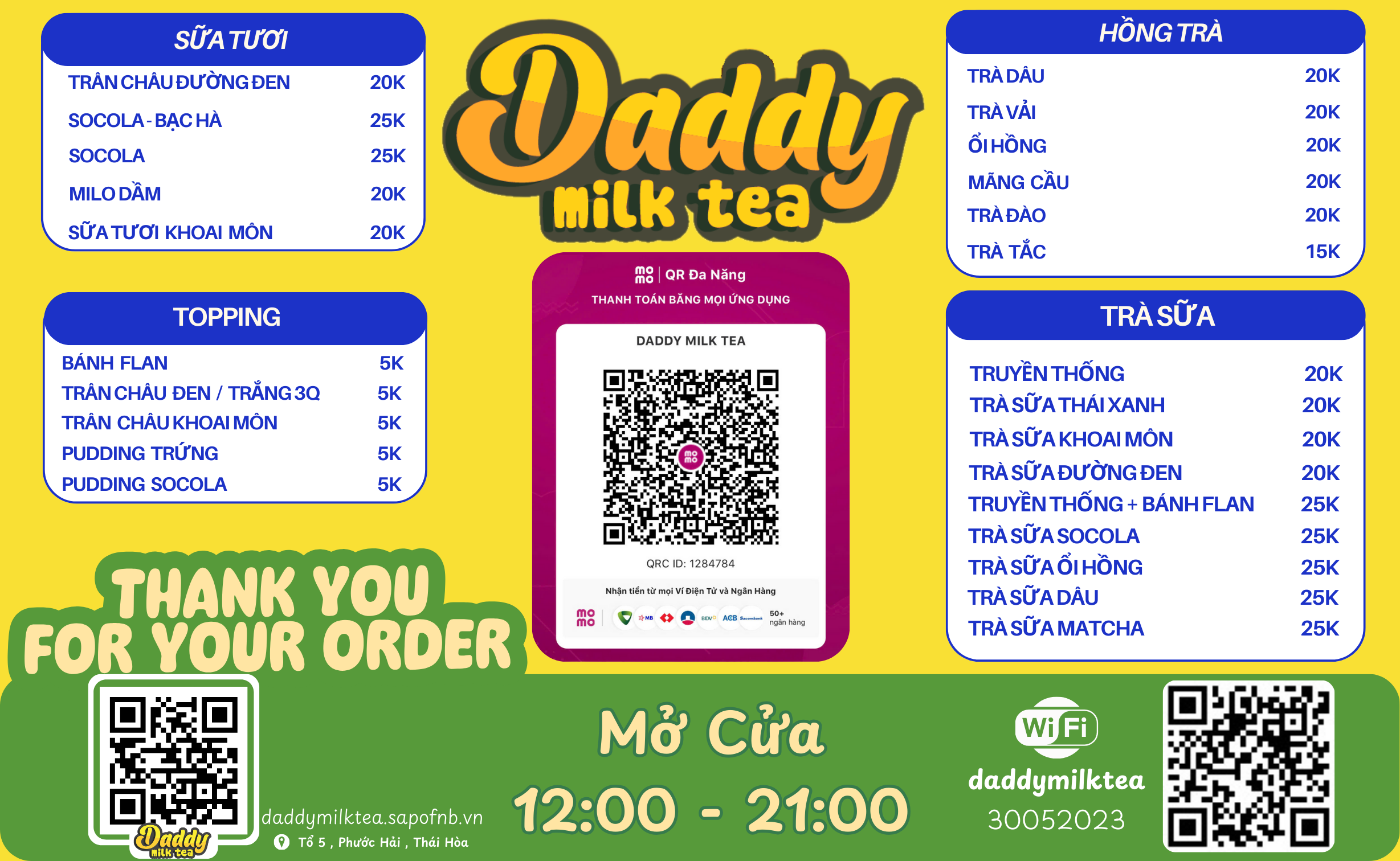 Daddy Milk Tea - Kp Phước Hải