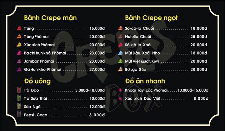 Crepes Box - Dương Lâm
